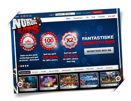 NordicSlots det beste norske casino spilleautomater bonus