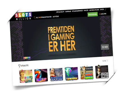 SlotsMillion det beste norske casinoet spilleautomater bonus free spins