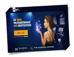 Hopa promo art Spilleautomater.org